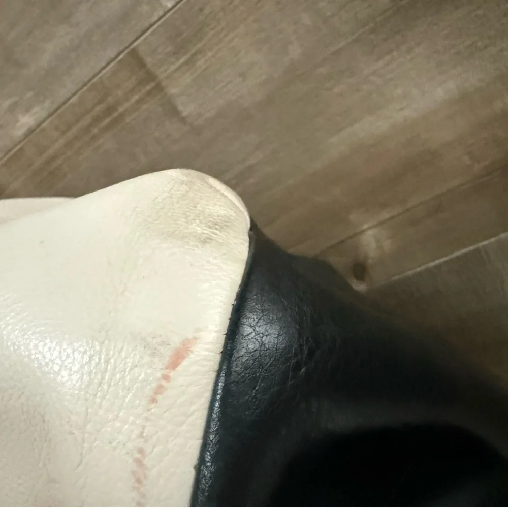 Coach Madison Pheobe Shoulder Bag Purse Pebbled Leather Two Tone Animal Print - Picture 5 of 16